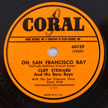 Cliff Steward - On San Francisco Bay / Good Night Little Girl 78rpm Record 60139 - £25.07 GBP