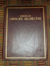 RARE: 1924 American Landscape Architecture 1st edition 194 plates photos plans - £152.98 GBP