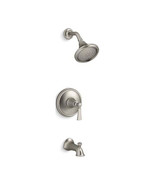 Kohler Elliston 1-Handle Brushed Nickel Tub &amp; Shower Faucet - $356.14