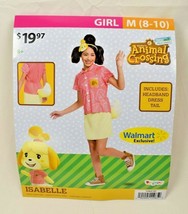 Disguise Animal Crossing &quot;Isabelle&quot; 3 Pc Costume Girls Sz M 8-10 (Halloween) New - £13.27 GBP