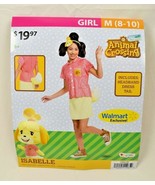 Disguise Animal Crossing &quot;Isabelle&quot; 3 Pc Costume Girls Sz M 8-10 (Hallow... - £13.03 GBP