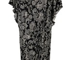 White House Black Market Knee Length  Dress Womens Size 6 Floral Knit Fa... - $17.87