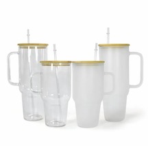Hailey Brook Designs 32oz or 40oz Sublimation Clear or Frost Glass Tumbl... - £12.77 GBP+