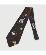Vtg Looney Tunes Neck Tie Polyester Classic Wile E Coyote Bugs Bunny Twe... - £12.54 GBP