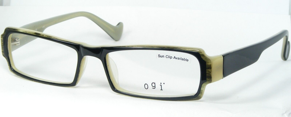 OGI 9040 314 BLACK / CREAM EYEGLASSES GLASSES PLASTIC FRAME 51-16-135mm ... - $41.58