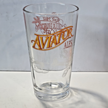 Aviator Ales Rose Hill Ale House Cafe Beer Pint Glass 16oz 5 7/8&quot; Tall - $18.46