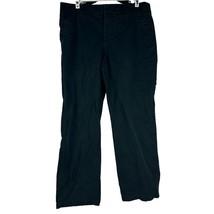 Sonoma Women&#39;s Original Straight Leg Chino Pants Size 10 Short Black - £14.47 GBP
