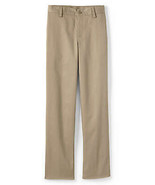 Lands End Uniform Boys Size 20, 27&quot; Inseam Cotton Plain Front Chino Pant... - £14.08 GBP