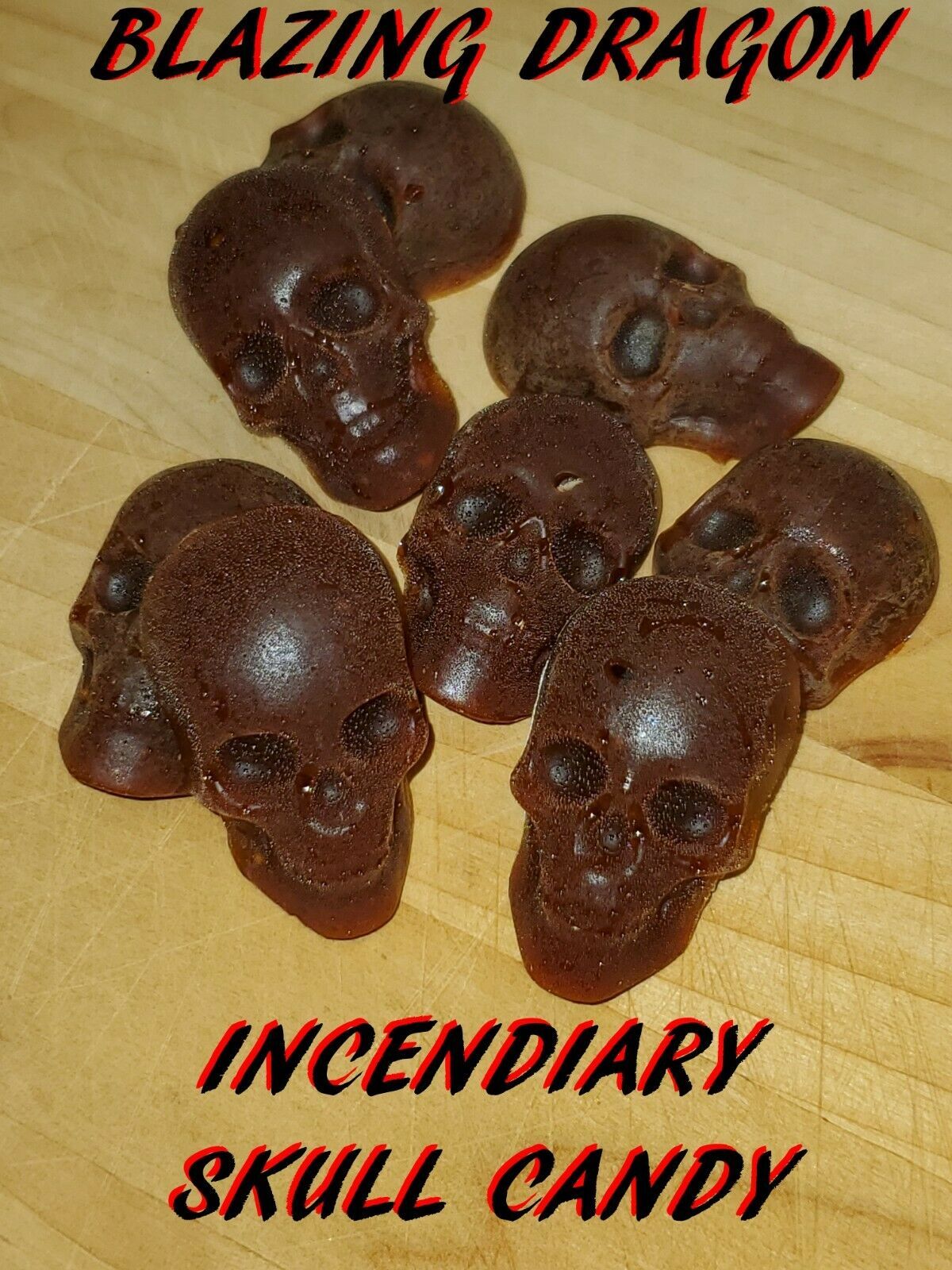 INCENDIARY Skull Candy-Made to hurt and Howling hot! Extremely hot Candy. - £6.68 GBP - £33.44 GBP