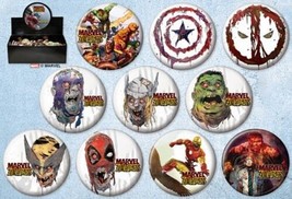 Marvel Zombies Comic Art Metal Button Assortment of 10 Ata-Boy YOU CHOOSE BUTTON - £1.59 GBP