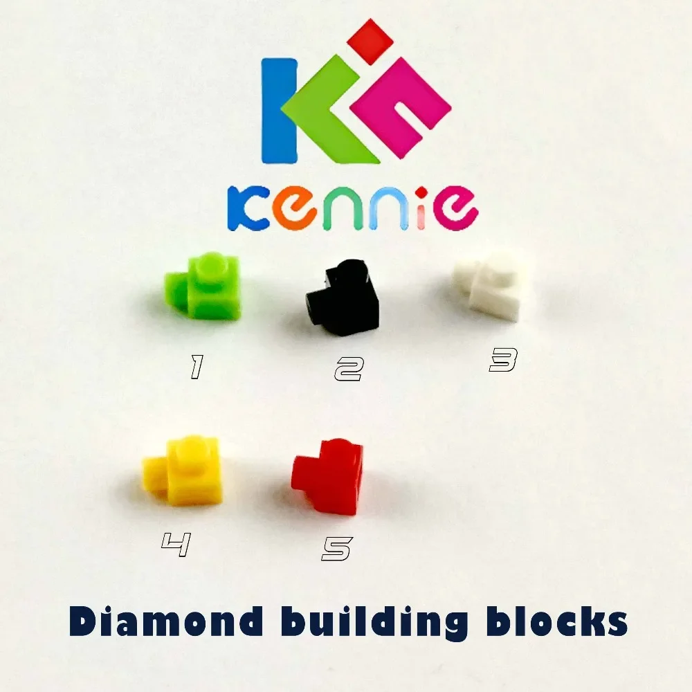 27000pcs/lot Kennie mini NO.87087 Bulk color brick 1x1 w.1  Particles Classic - £144.45 GBP