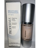 1- Proderma Breathable Foundation Anti-Aging Complex IVORY (New/Disconti... - $544.47 MXN