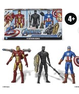 Marvel: Avengers Titan Hero Series Captain America, Black Panther + Iron... - $39.33 CAD