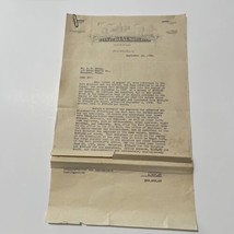 Beaumont Texas Letter 1929 City clerk To State Representative - $37.06