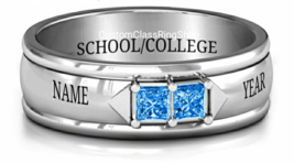 Custom Class Ring| Graduation Ring semi-fine jewelry for woman - £102.31 GBP