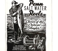Penn Fishing Tackle Saltwater Reels 1948 Advertisement Sporting Vintage ... - £11.98 GBP