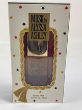 Musk by Alyssa Ashley Spray 1.67 0z 50 ml Box Brand New Free Shipping - £12.54 GBP