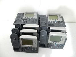 Lot of 11 Cisco Phone CP-7961G PoE IP VoIP 10/100BASE-T for *Parts or Re... - $48.99