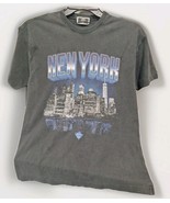 Kith Black New York Print Cotton Men&#39;s T-shirt Short Sleeve Size XS  - $39.99
