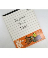Yogi &amp; Boo Boo Wide Ruled Tablet Vintage 1978 Mead Hanna-Barbera Noteboo... - £15.50 GBP