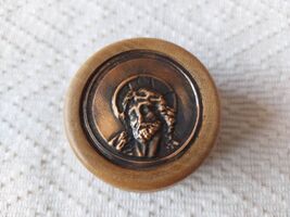 Handmade Christian Orthodox Wooden Box With Jesus Christ On Top - $25.00