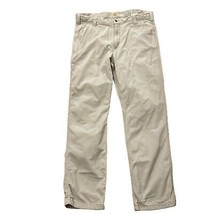 Carhartt Khaki Relaxed Fit Work Pants Mens Size 38x34 102291-232 - £19.64 GBP