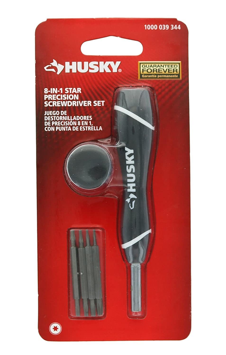 Husky 1000 039 344 8-in-1 Star Precision Screwdriver Set - $17.24