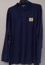 Notre Dame Fighting Irish ND Logo Mens Long Sleeve Polo XS-6XL, LT-4XLT - £22.19 GBP+