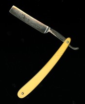 vintage G. WOSTENHOLM STRAIGHT RAZOR ornate sharp blade I XL sheffield e... - $143.55