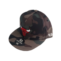 Chicago Bulls NBA Ultra Game Classic Team Snapback Hat Green/Camouflage OSFM - £25.91 GBP