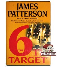 THE 6th TARGET  by James Patterson (hardcover book) - £3.87 GBP