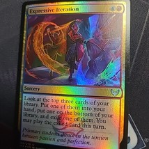 MTG Expressive Iteration Foil x1 Strixhaven School of Mages 186 - £2.35 GBP