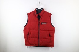 Vtg Abercrombie &amp; Fitch Mens Large Spell Out Reversible Duck Down Puffer... - £54.14 GBP