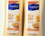 2 Pack Suave Essentials Milk &amp; Honey Moisturizing Body Wash Beautiful Fr... - £15.26 GBP