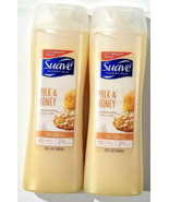 2 Pack Suave Essentials Milk &amp; Honey Moisturizing Body Wash Beautiful Fr... - £14.93 GBP