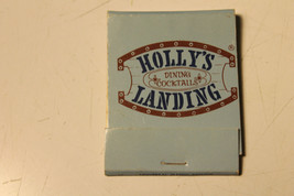 Vintage Match Book Restaurant Advertising Collectors Gift Holly&#39;s Landing - £10.35 GBP