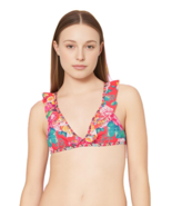 Bikini Top Hobie Floral Multicolor Bikini Swimsuit Top  Size  Large - $220.28 MXN