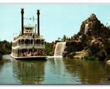 Disneyland Marchio Twain Riverboat C-9 Anaheim Ca Unp Cromo Cartolina - $4.04