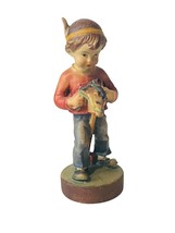 Arnart Royal Crown antiquewood figurine western miniature toy horse native carve - £27.21 GBP