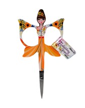 Embroidery Angels 4 Inch Scissors Yellow - £3.95 GBP
