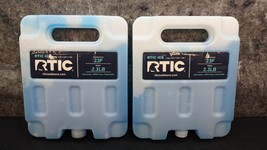 Set of 2 New RTIC Large 2.3lb Ice Packs - Camping Cooler Lunch Box Reusable - £15.78 GBP