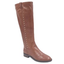 Marc Fisher Women Knee High Riding Boots Secrit Size US 6M Cognac Brown Leather - £32.34 GBP