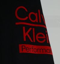 Calvin Klein Performance Black Red Lettering Medium Draw String Sweatpants image 3