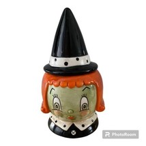 Johanna Parker Candy Jar Laughing Luna Halloween Witch Vintage Collection 7&quot; - £19.52 GBP