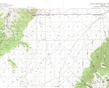 South Shoshone Peak Quadrangle Nevada 1956 Topo Map Vintage USGS 15 Minute - £13.54 GBP