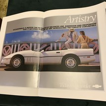 1986 Chevrolet C4 Fold Out Corvette vintage print Ad - $11.30