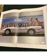 1986 Chevrolet C4 Fold Out Corvette vintage print Ad - $11.30