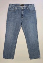 Old Navy Men’s Jeans Size 36x34 Straight Loose Medium Wash US Fabric Col... - $259.20 MXN