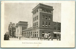 North Union Station Depot Boston Massachusetts MA UNP Unused UDB Postcard F11 - £2.43 GBP