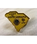 Vintage 1960&#39;s Lions Club South Carolina Pin Pinback - $24.74